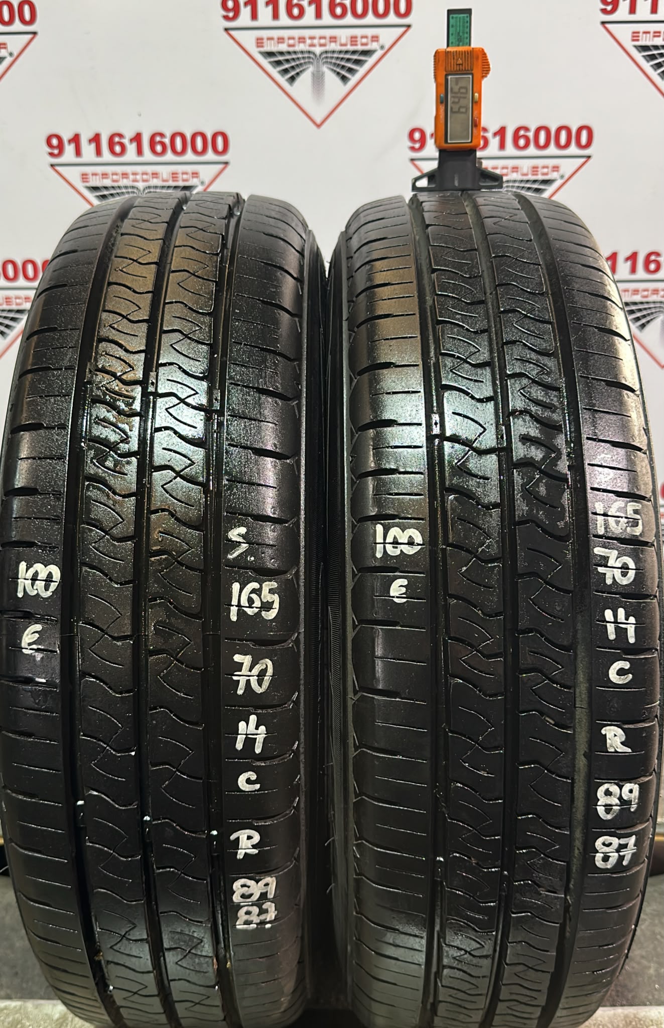 KUMHO PORTRAN USADO  165/70 R14C 87/89 R